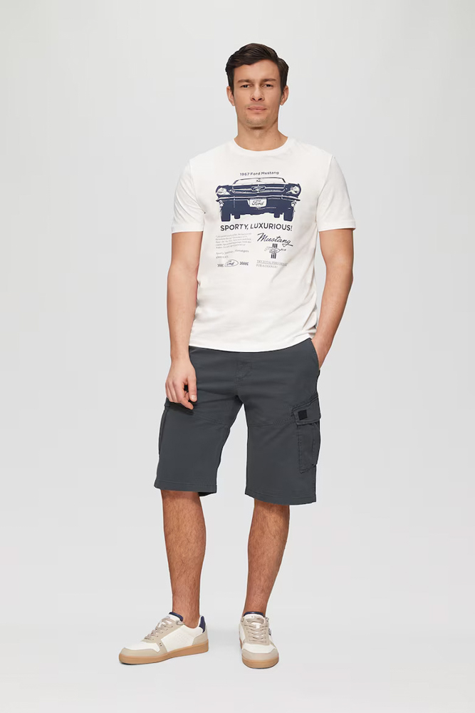 Ανδρική Cargo Βερμούδα Γκρι S.Oliver 2163797-9581