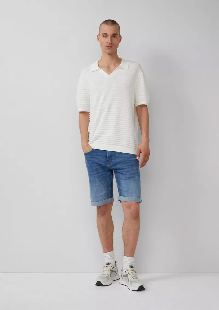 Ανδρική Βερμούδα Μπλε S.Oliver 2165154-54Z4