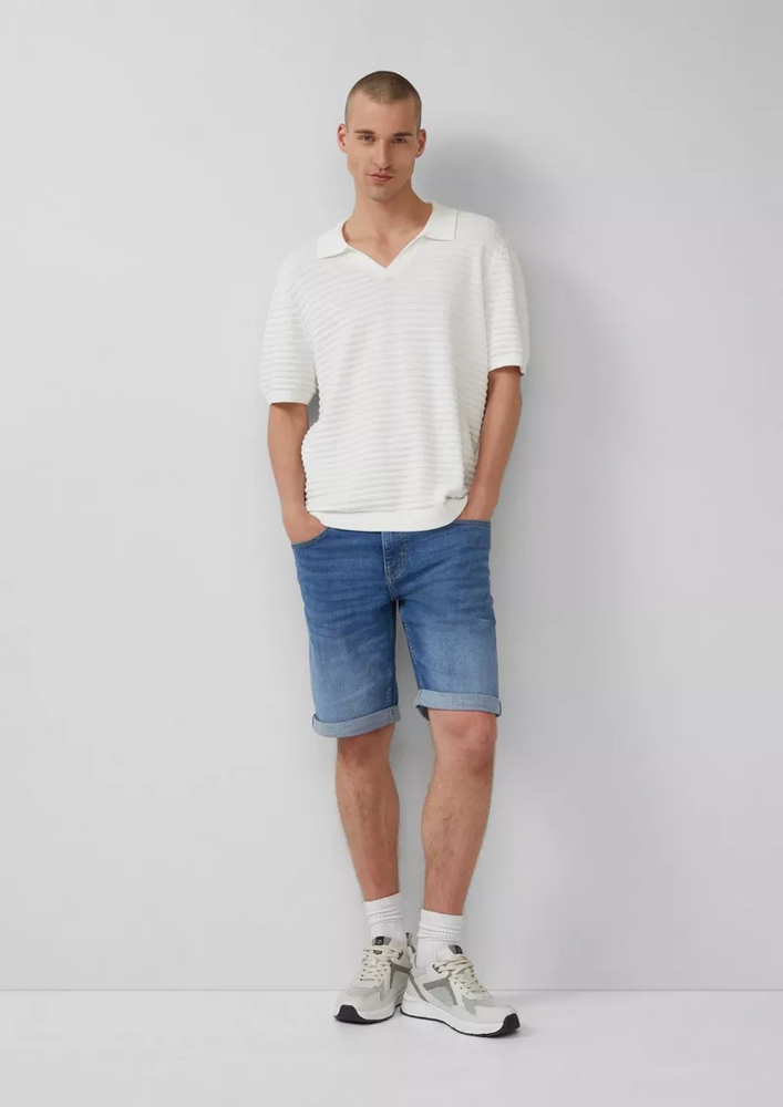 Ανδρική Βερμούδα Μπλε S.Oliver 2165154-54Z4