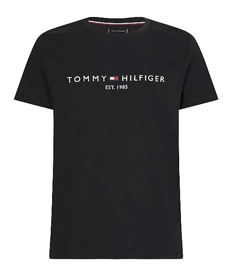 Ανδρικό T-shirt Μαύρο Tommy Hilfiger MW0MW11465-BAS
