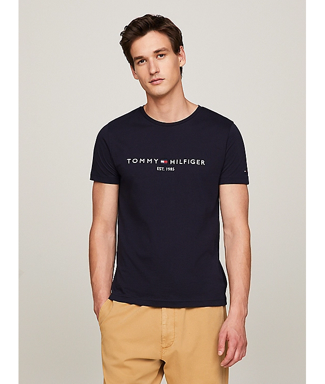 Ανδρικό T-shirt Navy Μπλε Tommy Hilfiger MW0MW11465-403