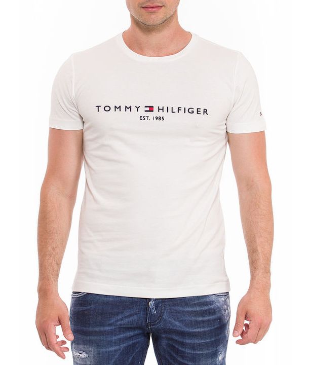 Ανδρικό T-shirt Λευκό Tommy Hilfiger MW0MW11465-118