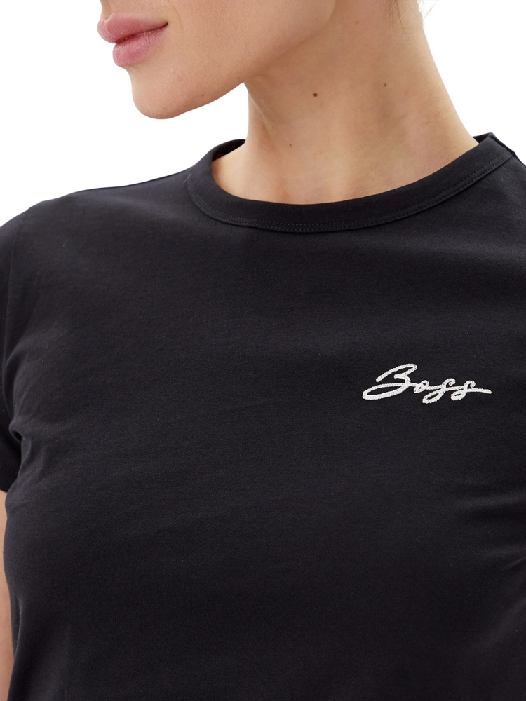 Γυναικείο C_Elogo 20 T-Shirt Μαύρο Boss 50541343-001