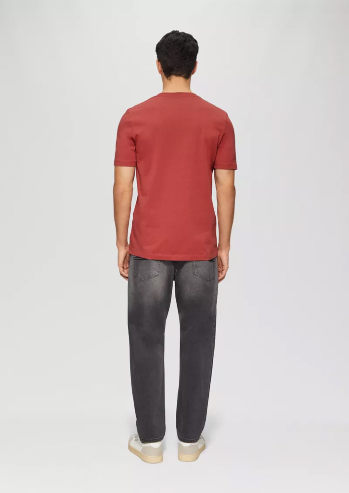 Ανδρικό T-shirt Κόκκινο S.Oliver 2139909-35D1