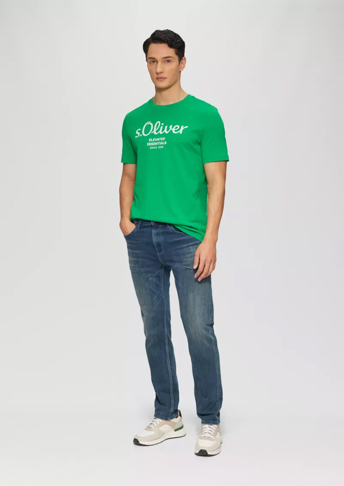 Ανδρικό T-shirt Πράσινο S.Oliver 2139909-75D1