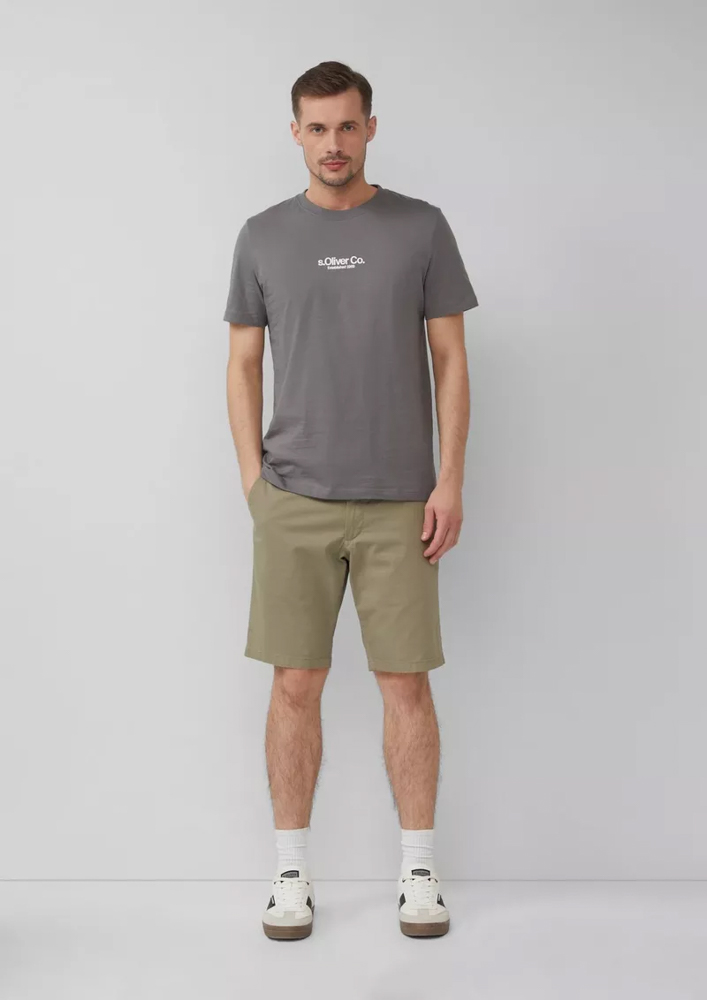 Ανδρικό T-shirt Γκρι S.Oliver 2166827-94D1