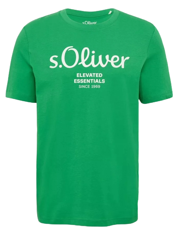 Ανδρικό T-shirt Πράσινο S.Oliver 2139909-75D1