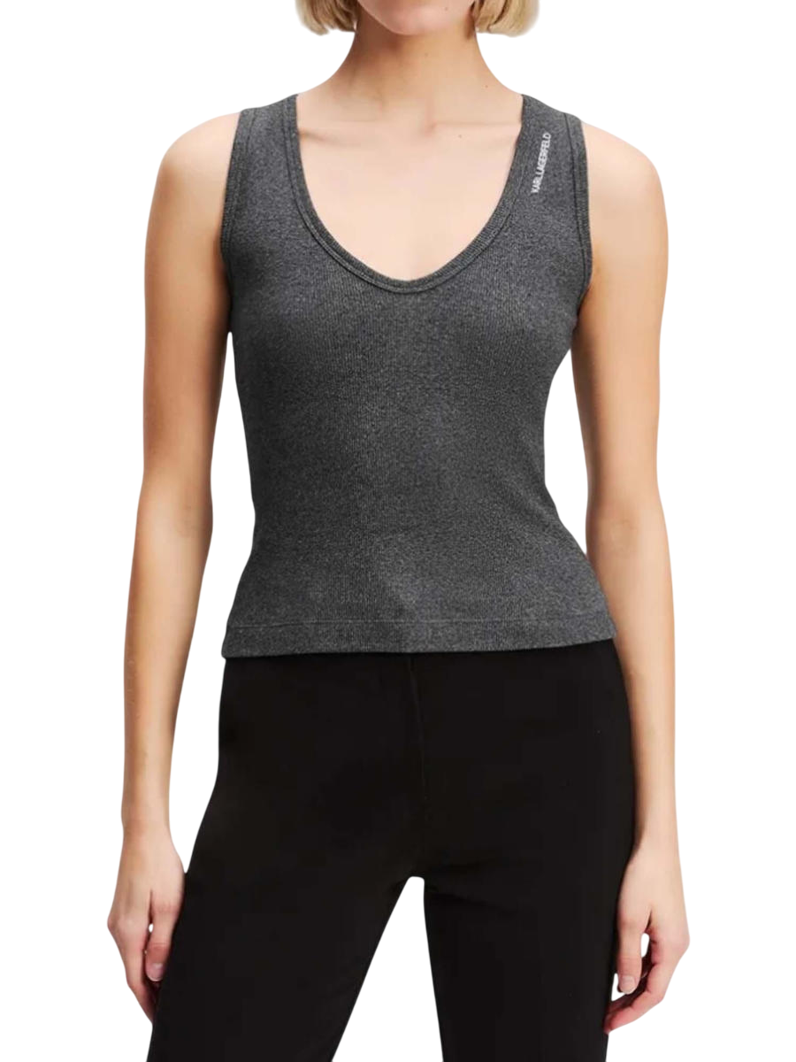 Γυναικείο Tank Top Γκρι Karl Lagerfeld A3W17117-255 GREY MELANGE