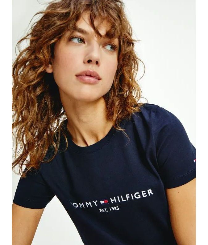 Γυναικείο Heritage T-shirt Navy Μπλε Tommy Hilfiger WW0WW31999-DW5