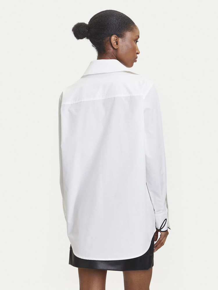 Γυναικείο Πουκάμισο Λευκό Karl Lagerfeld A3W11023-100 WHITE
