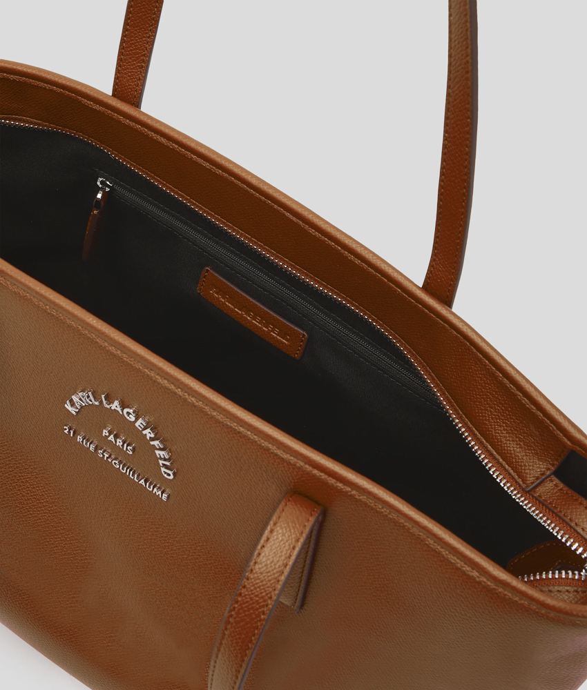 Γυναικεία K/Rsg Tote Τσάντα Καφέ Karl Lagerfeld A3W30314-1UR DARK TAN