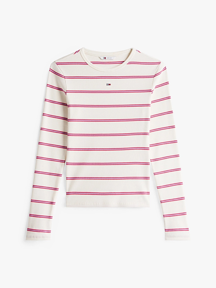 Γυναικεία Μακρυμάνικη Μπλούζα Off White Tommy Jeans DW0DW17387-0FB