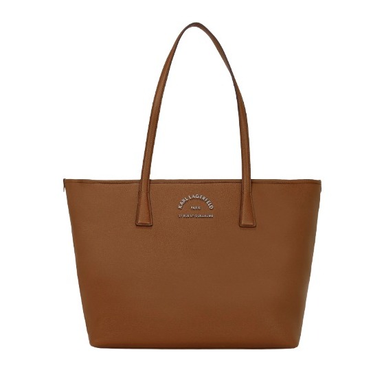 Γυναικεία K/Rsg Tote Τσάντα Καφέ Karl Lagerfeld A3W30314-1UR DARK TAN