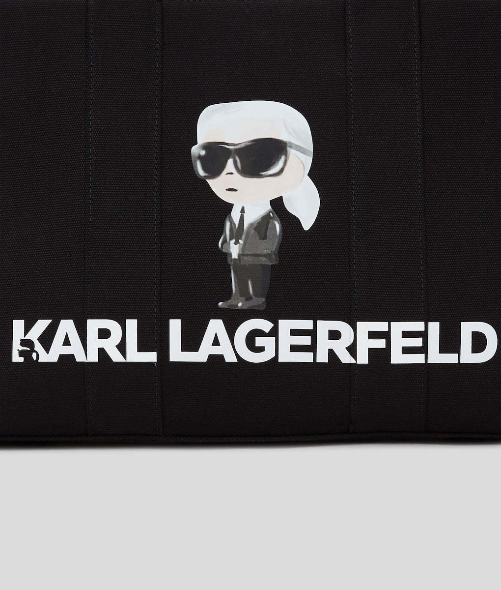 Γυναικεία Ikon Karl Square Tote Τσάντα Μαύρη Karl Lagerfeld A2W50047-999 BLACK