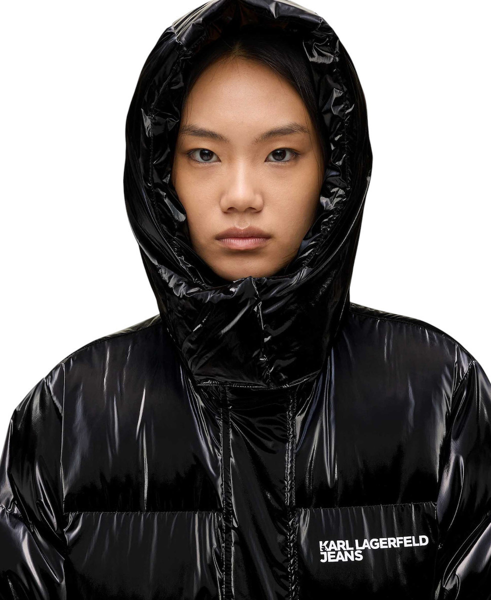 Γυναικείο Puffer Μπουφάν Μαύρο Karl Lagerfeld Jeans A4W15020-999 BLACK