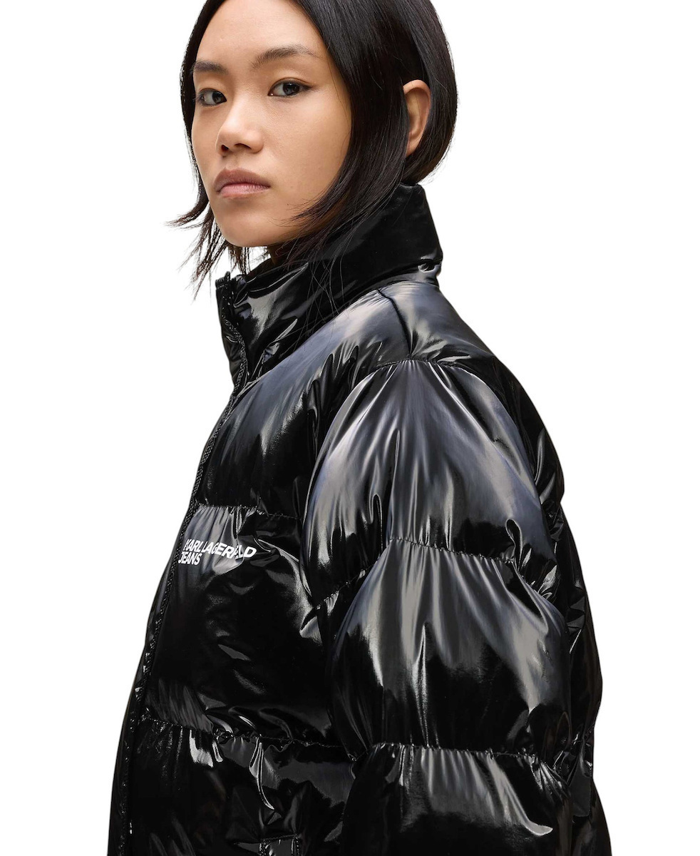 Γυναικείο Puffer Μπουφάν Μαύρο Karl Lagerfeld Jeans A4W15020-999 BLACK