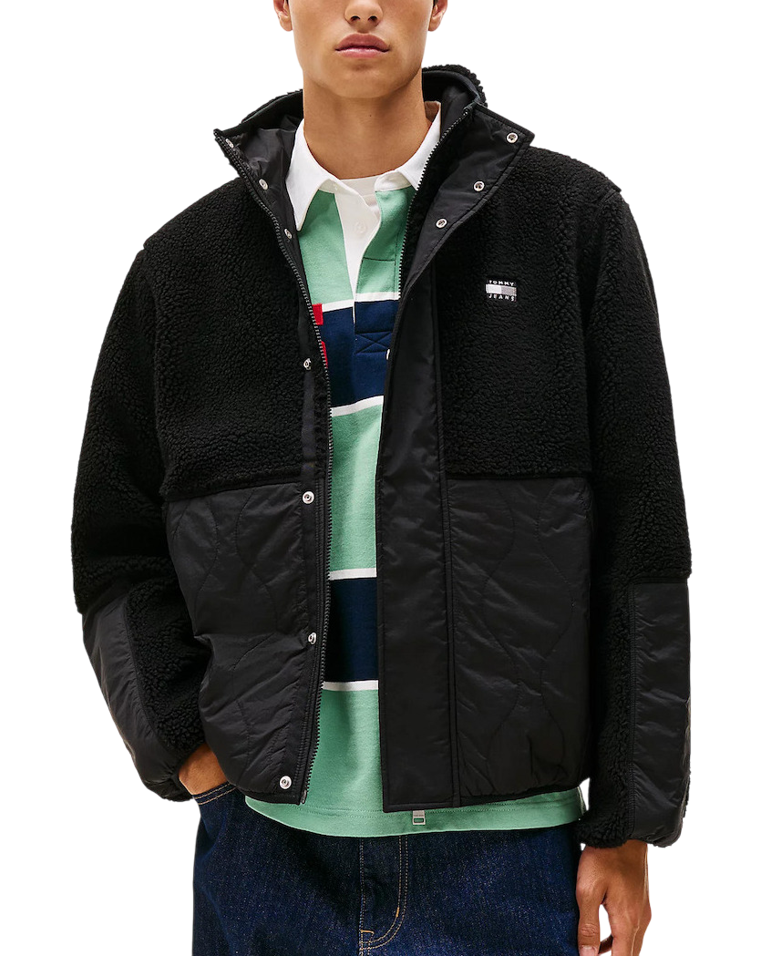 Ανδρικό Teddy Μπουφάν Μαύρο Tommy Jeans DM0DM22066-BDS