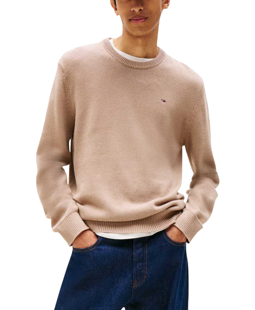 Ανδρικό Πουλόβερ Καφέ Tommy Jeans DM0DM21787-AFE