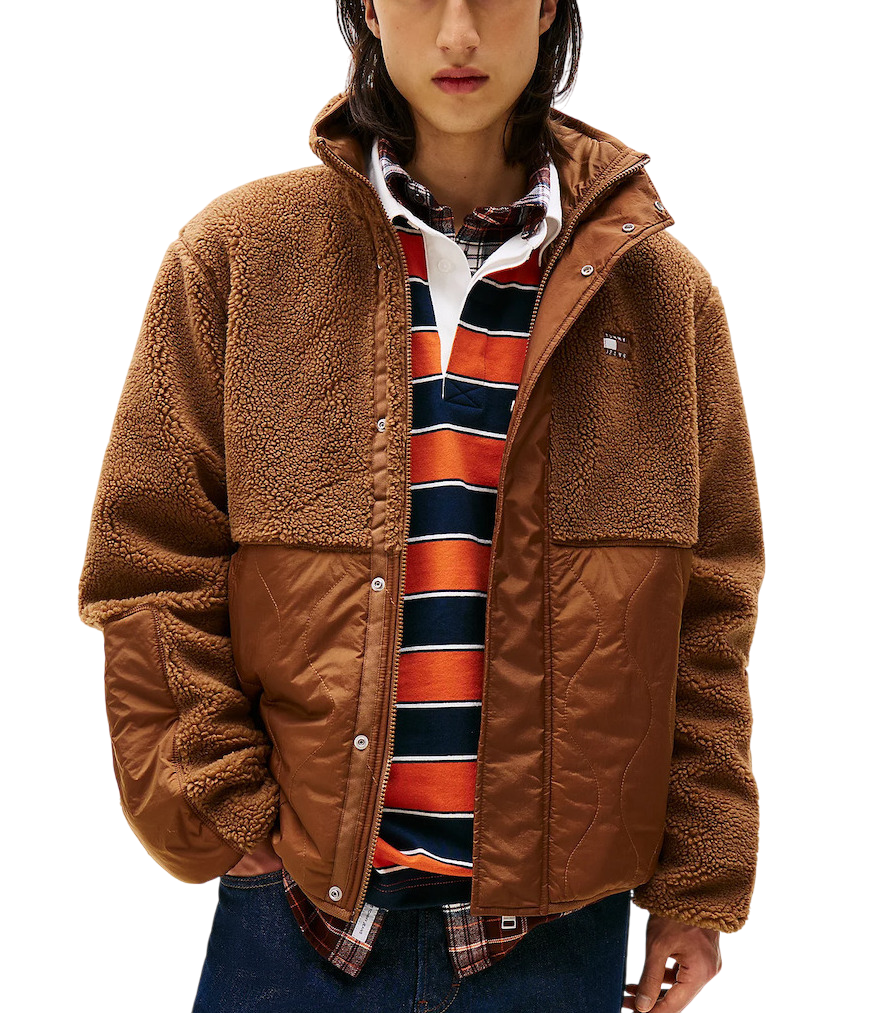 Ανδρικό Teddy Μπουφάν Καφέ Tommy Jeans DM0DM22066-GVP
