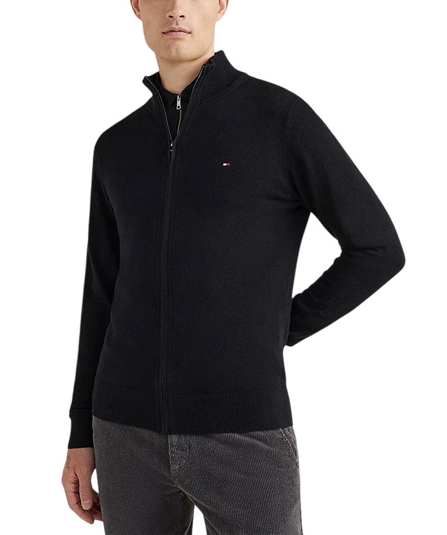 Ανδρική Ζακέτα Μαύρη Tommy Hilfiger MW0MW28050-BDS
