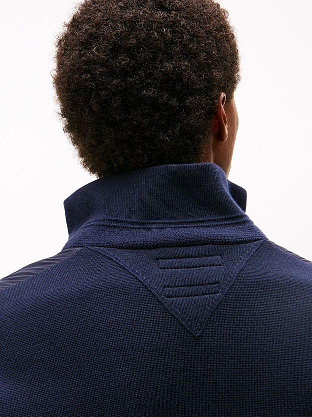 Ανδρικό Μπουφάν Navy Μπλε Tommy Hilfiger MW0MW40774-DW5