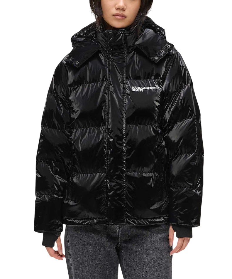 Γυναικείο Puffer Μπουφάν Μαύρο Karl Lagerfeld Jeans A4W15020-999 BLACK