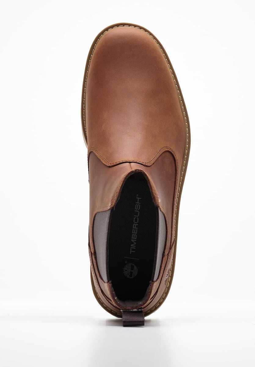 Ανδρικά Δερμάτινα Britton Road Chelsea Μποτάκια Καφέ Timberland TB0A6A4W-EM5