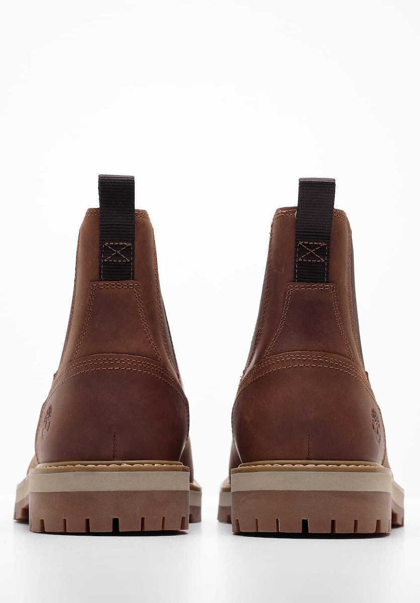 Ανδρικά Δερμάτινα Britton Road Chelsea Μποτάκια Καφέ Timberland TB0A6A4W-EM5