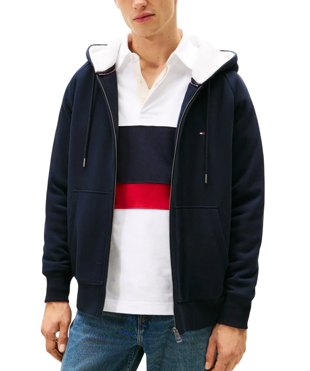 Ανδρική Ζακέτα Navy Μπλε Tommy Hilfiger MW0MW40418-DW5