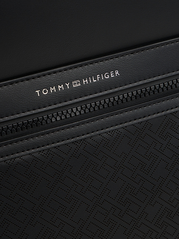 Ανδρική TH Monogram Τσάντα Πλάτης Μαύρη Tommy Hilfiger AM0AM13834-BDS