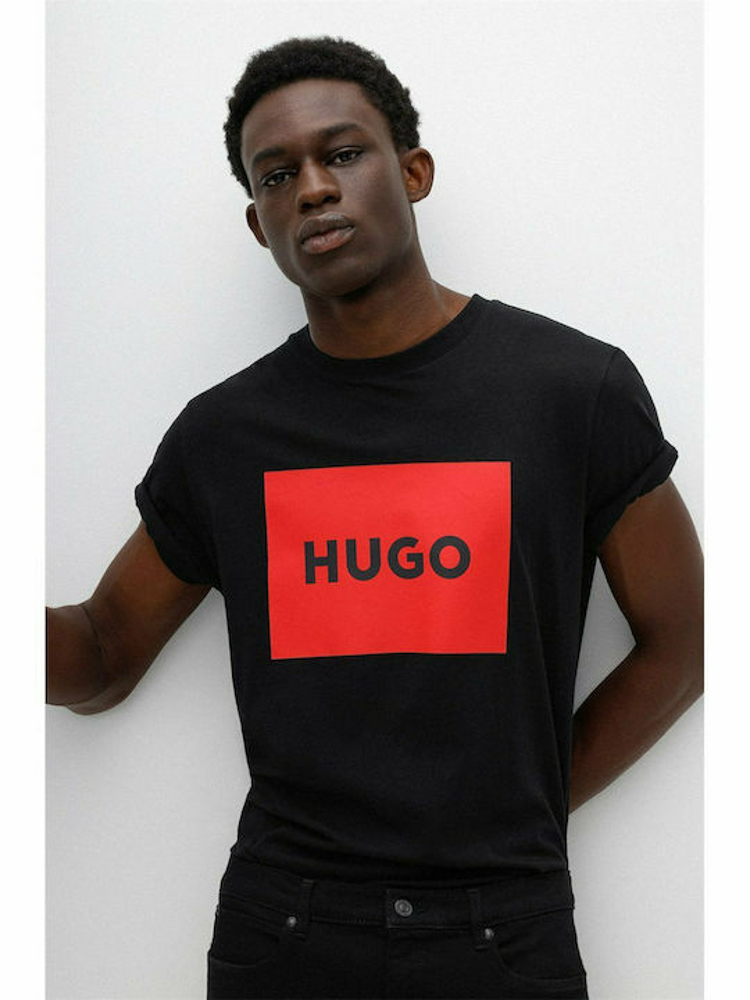 Ανδρικό Dulive222 T-shirt Μαύρο Hugo 50467952-001