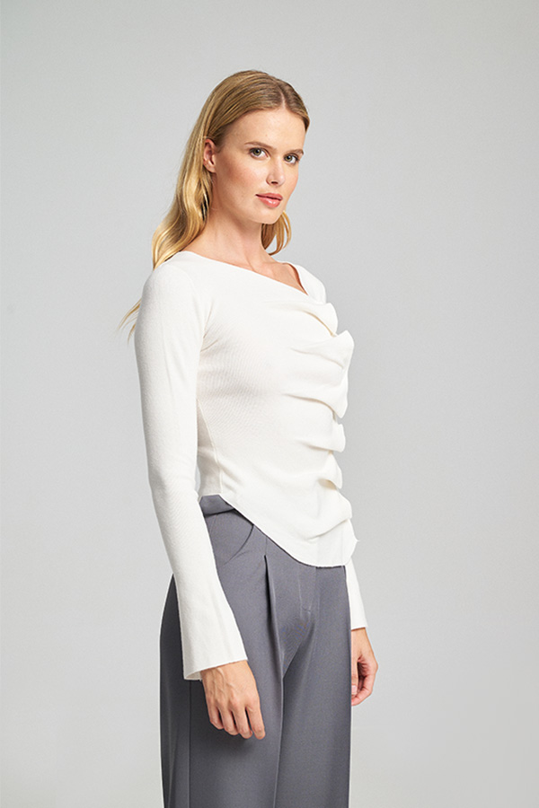 Γυναικεία Paula Ζακέτα White Mind Matter MML25-02-09-011