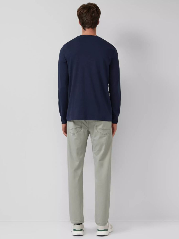 Ανδρικό Μακρυμάνικο T-shirt Navy Μπλε S.Oliver 2169157-59D1