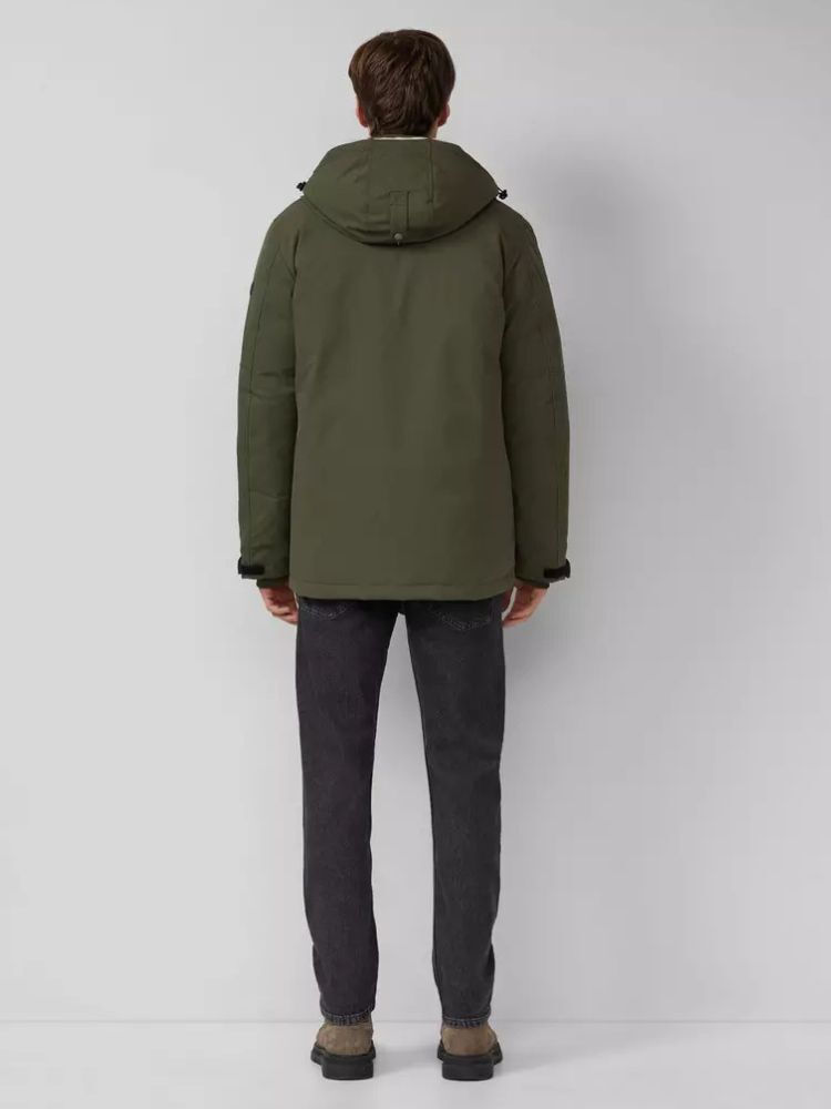 Ανδρικό Παρκά Μπουφάν Λαδί S.Oliver 2167459-7938