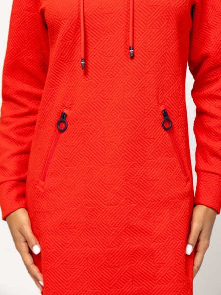 Γυναικείο Μακρυμάνικο Vanora Φόρεμα Κόκκινο Heavy Tools T12023-RED