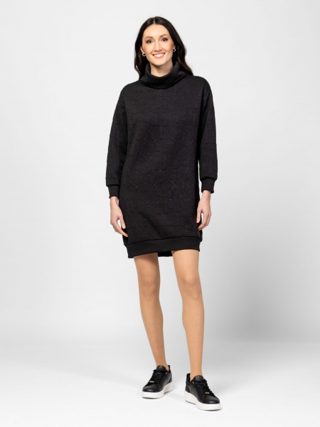 Γυναικείο Μακρυμάνικο Vienew25 Φόρεμα Μαύρο Heavy Tools T12020-BLACK