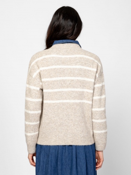 Γυναικείο Hassicw25 Πουλόβερ Μπεζ Heavy Tools T53030-BEIGE