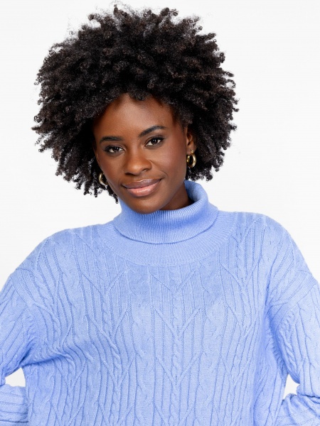 Γυναικείο Halpa Ζιβάγκο Πουλόβερ Γαλάζιο Heavy Tools T53033-SKY