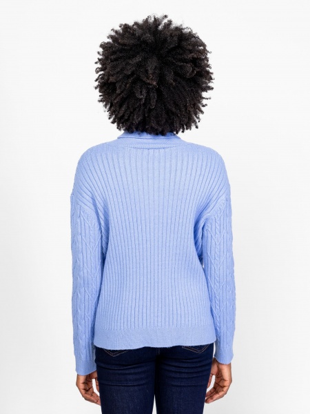 Γυναικείο Halpa Ζιβάγκο Πουλόβερ Γαλάζιο Heavy Tools T53033-SKY