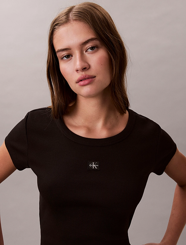 Γυναικείο T-shirt Μαύρο Calvin Klein LV047C200G-UB1