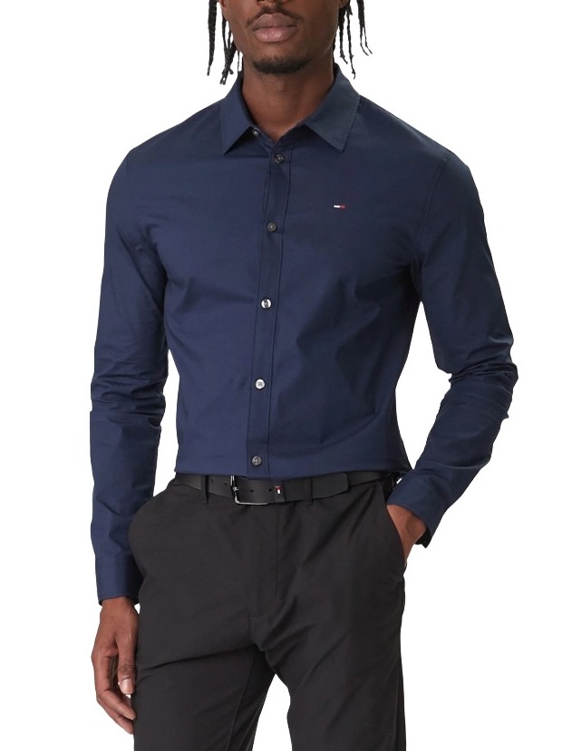 Ανδρικό Πουκάμισο Navy Μπλε Tommy Jeans DM0DM04405-002