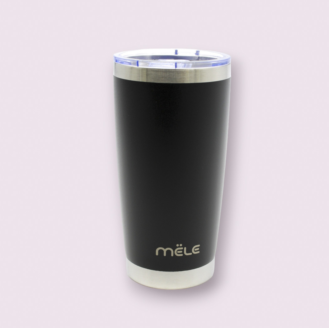 Ποτήρι Θερμός 600ml Μαύρο Mele M600-BLACK