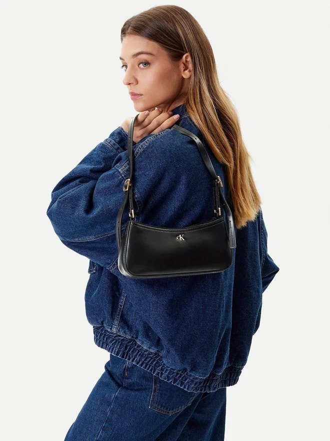 Γυναικεία Τσάντα Ώμου Μαύρη Calvin Klein LV04F3170G-YIH