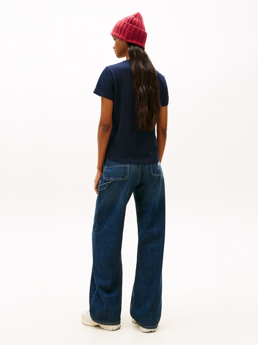 Γυναικείο T-shirt Navy Μπλε Tommy Jeans DW0DW21842-C1G