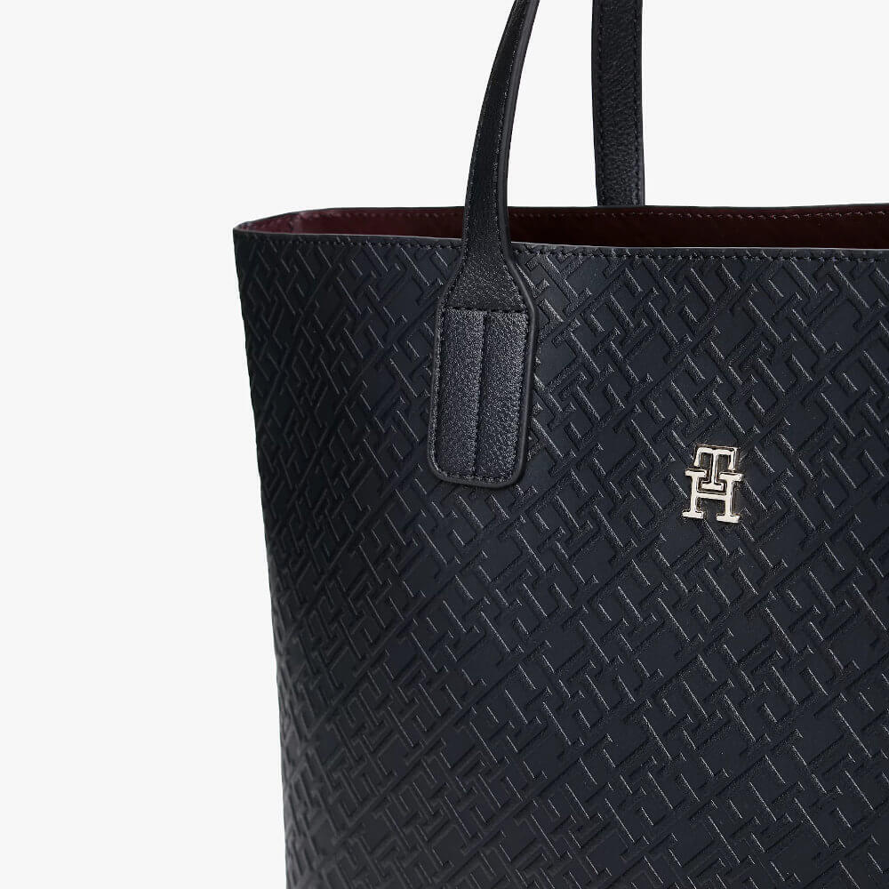 Γυναικεία Icon Satchel Τσάντα Navy Μπλε Tommy Hilfiger AW0AW18123-DW6