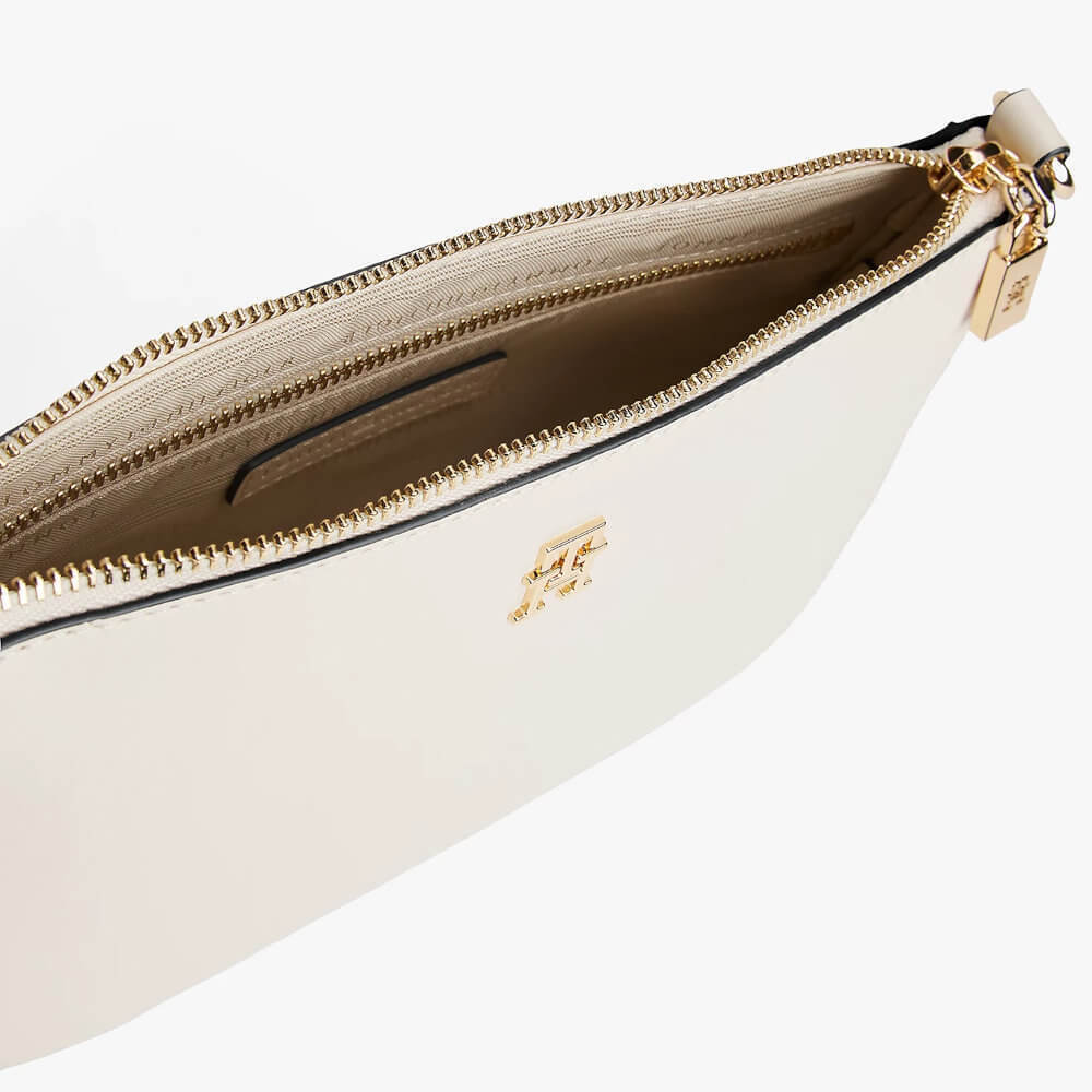 Γυναικεία Τσάντα Χιαστί Μπεζ Tommy Hilfiger AW0AW18143-AEO