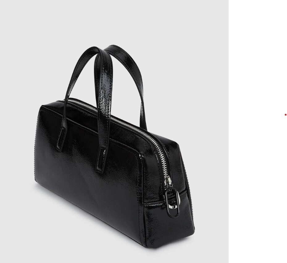 Γυναικεία Bowling Glossy Τσάντα Μαύρη Karl Lagerfeld Jeans B1W30144-999 BLACK