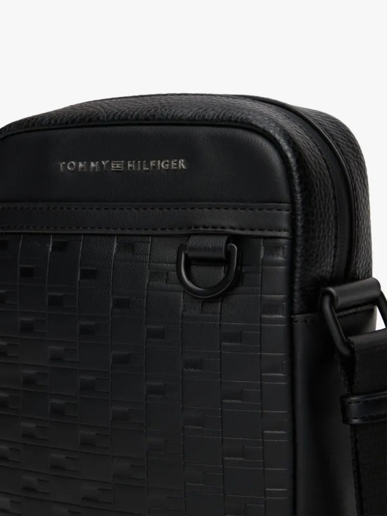 Ανδρική Τσάντα Reporter Μαύρη Tommy Hilfiger AM0AM14019-BDS