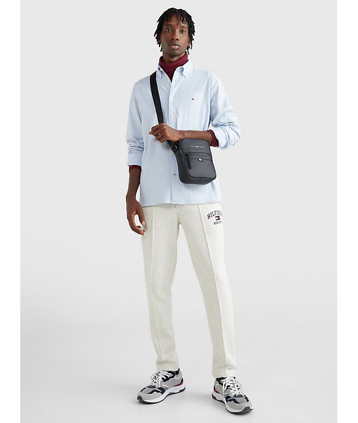 Ανδρική Mini Reporter Τσάντα Μαύρη Tommy Hilfiger AM0AM09504-BDS