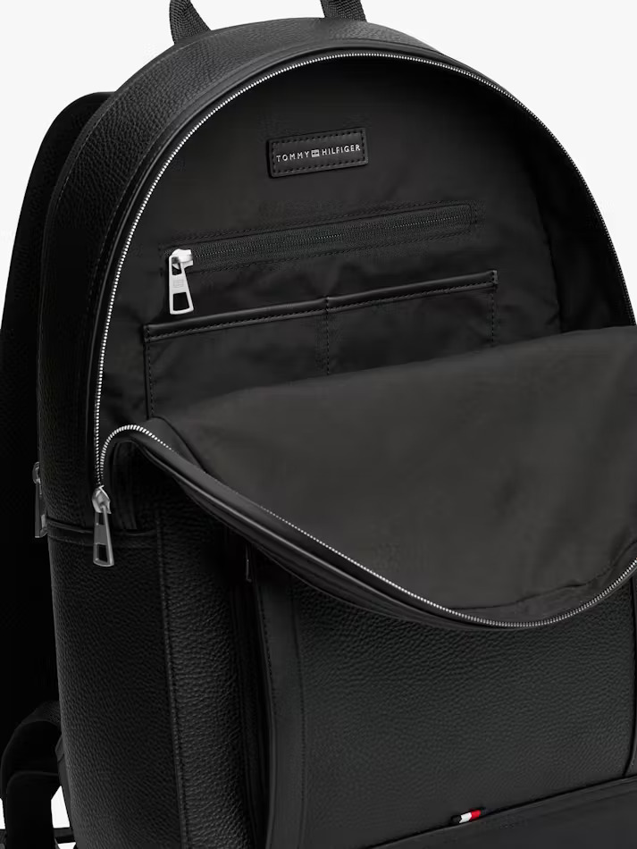 Ανδρική Τσάντα Πλάτης Μαύρη Tommy Hilfiger AM0AM13983-BDS